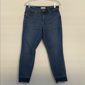 Loft curvy skinny cropped jeans size 29/8!